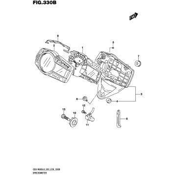 SPEEDOMETER (GSX-R600L8 E28)