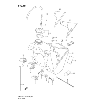 FUEL TANK (MODEL K1/K2/K3)