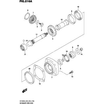 SECONDARY DRIVE GEAR