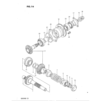 SECONDARY DRIVE GEAR