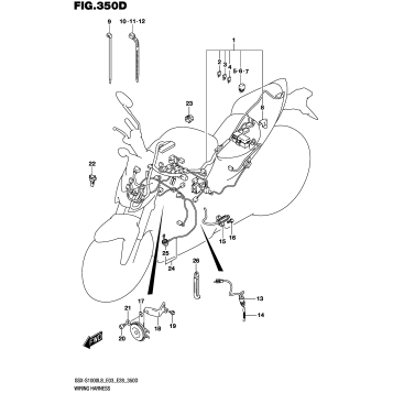 WIRING HARNESS (GSX-S1000AZL8 E28)