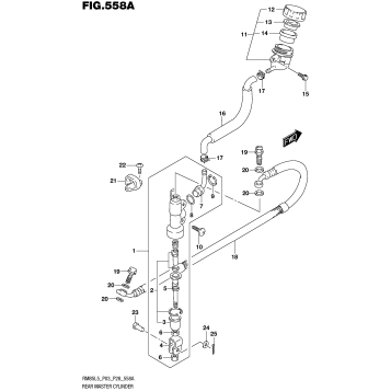 REAR MASTER CYLINDER (RM85L5 P03)