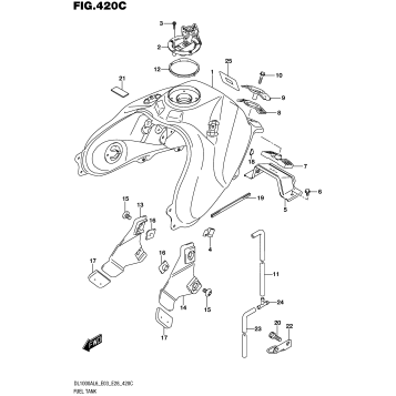 FUEL TANK (DL1000AL6 E33)