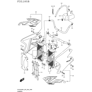 RADIATOR (DR-Z400SM3 E28)