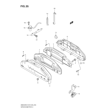 SPEEDOMETER (AN650AK6)
