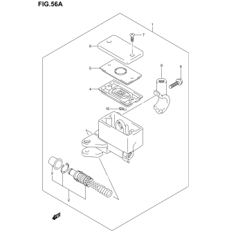 FRONT MASTER CYLINDER (SV1000K3)