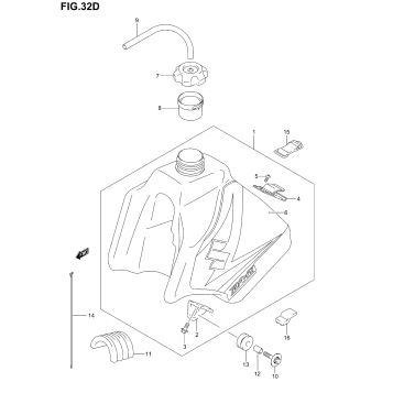 FUEL TANK (MODEL K5)