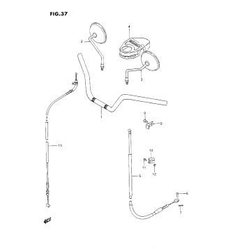 HANDLEBAR-FRONT CABLE