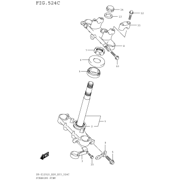 STEERING STEM (DR-Z125LL5 E28)