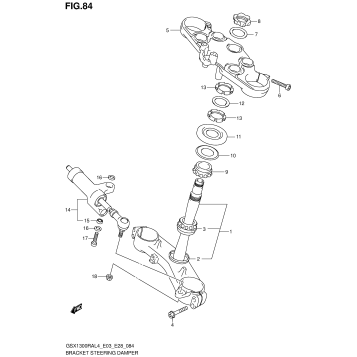 BRACKET STEERING DAMPER