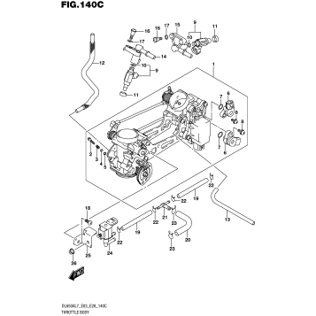 THROTTLE BODY (DL650AL7 E33)