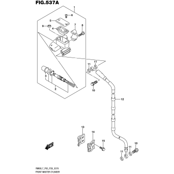 FRONT MASTER CYLINDER (RM85L7 P03)