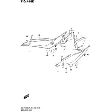 SIDE LOWER COVER (GSX-R1000RZA)