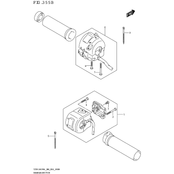 HANDLE SWITCH (VZR1800BZ)
