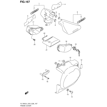 FRAME COVER (VL1500L4 E28)