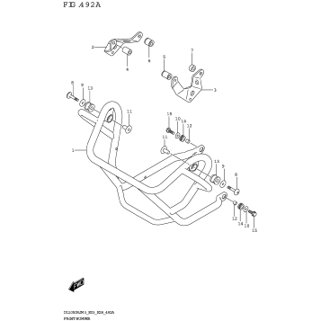 FRONT BUMPER (DL1050RJ)