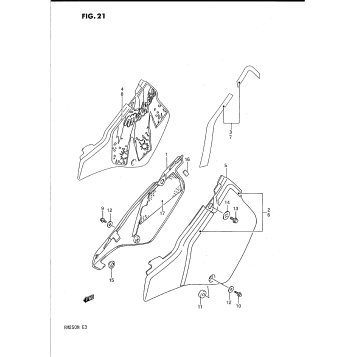 FRAME COVER (MODEL K/L/M)