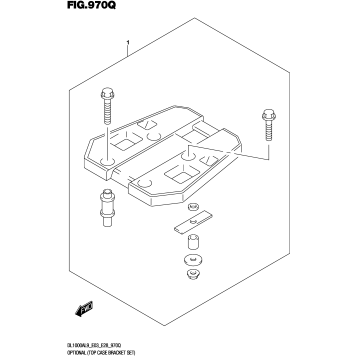 OPTIONAL (TOP CASE BRACKET SET)