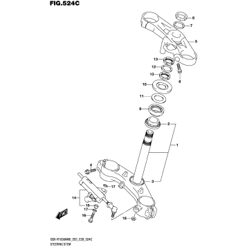 STEERING STEM (GSX-R1000RZA)