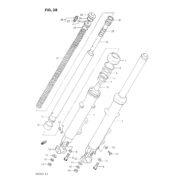 FRONT DAMPER (GR650D)