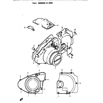 CRANKCASE LH COVER