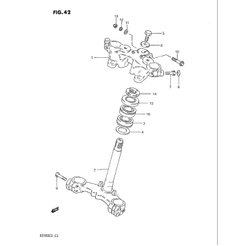 STEERING STEM (GS550ESD)
