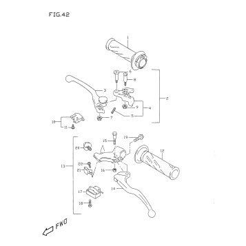 HANDLE LEVER (MODEL T/V)