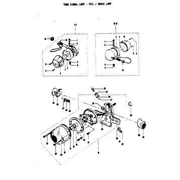 TURN SIGNAL LAMP - TAIL / BRAKE LAMP