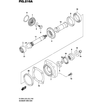 SECONDARY DRIVE GEAR