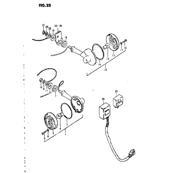 TURN SIGNAL LAMP (GS850GT)