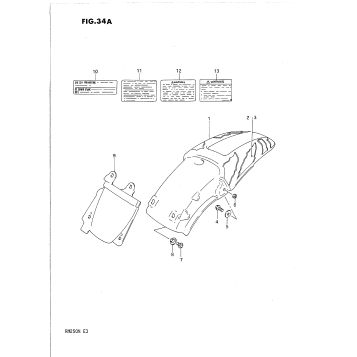 REAR FENDER (MODEL N)