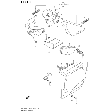 FRAME COVER (VL1500BL4 E28)