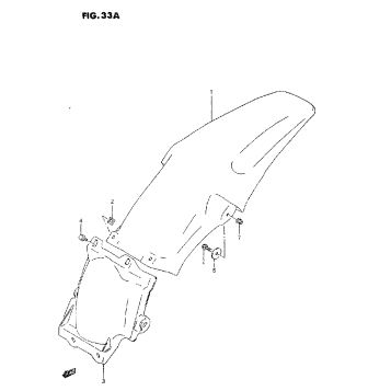 REAR FENDER (MODEL P/R/S)