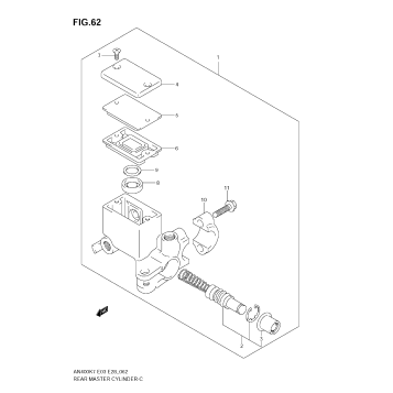 REAR MASTER CYLINDER (MODEL K7)