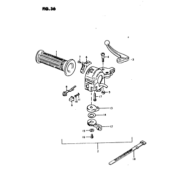 REAR BRAKE - HANDLE SWITCH (FZ50X)
