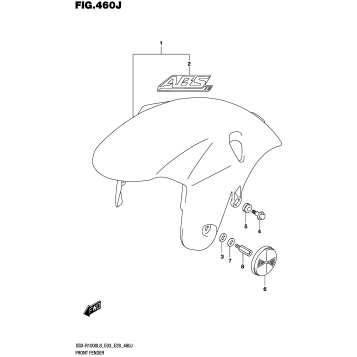 FRONT FENDER (GSX-R1000RZL8 E03)