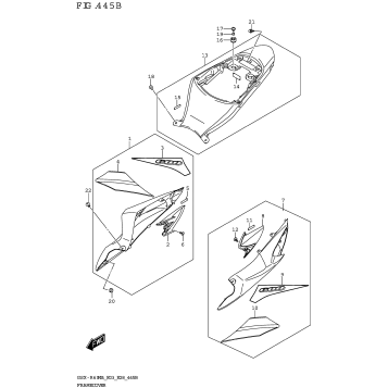 FRAME COVER (GSX-R600Z)