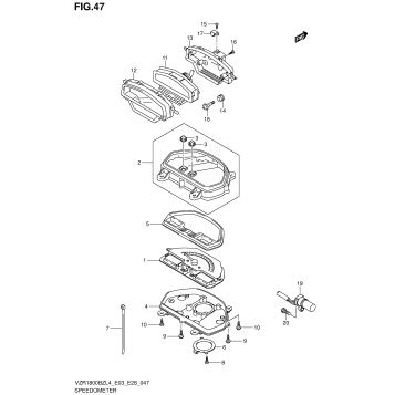 SPEEDOMETER (VZR1800BZL4 E33)