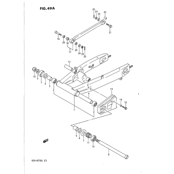 REAR SWINGING ARM (MODEL L)