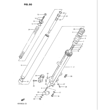 FRONT DAMPER (MODEL F/G)