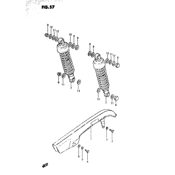 CHAIN CASE - SHOCK ABSORBER