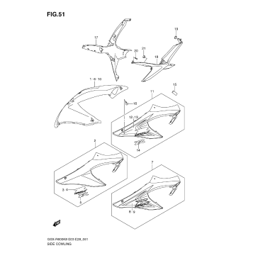 SIDE COWLING (MODEL K8)