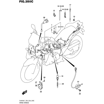WIRING HARNESS (DL650AL7 E33)