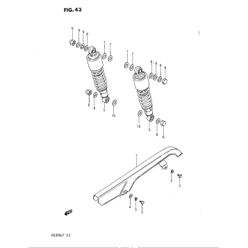 CHAIN CASE - SHOCK ABSORBER