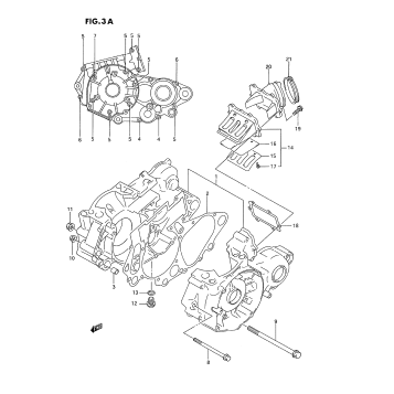 CRANKCASE (MODEL R/S)