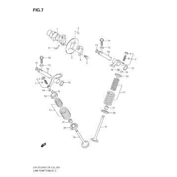 CAM SHAFT - VALVE