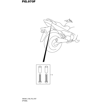 OPTIONAL (HOOK SET PILLION HANDLE)