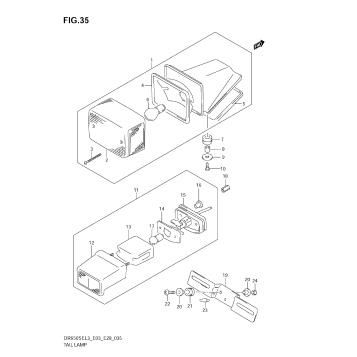 TAIL LAMP (DR650SEL3 E03)