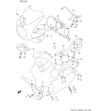 INSTALLATION PARTS (MODEL P/R)