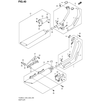 MUFFLER (VL800CL4 E03)